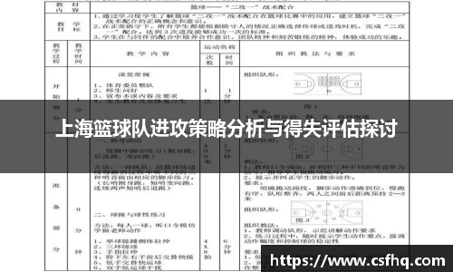 上海篮球队进攻策略分析与得失评估探讨